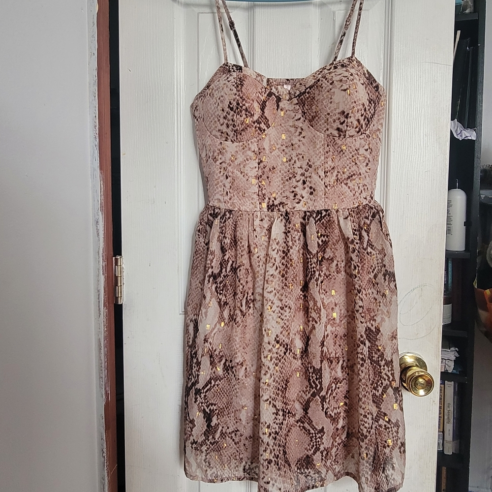 Beautiful Pink and Gold Dress